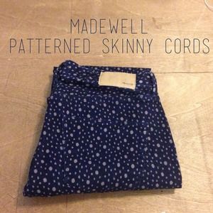 Madewell Patterned Skinny Cords