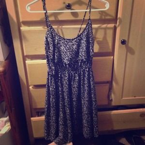 Leopard print sun dress