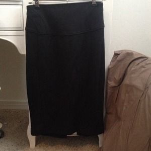 Black pencil skirt