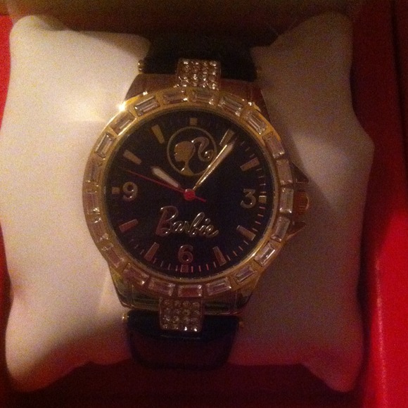 Mattel Barbie Jewelry - Barbie Analog Watch with Clam shell packaging Mattel Barbie Jewelry - Barbie Analog Watch with Clam shell packaging