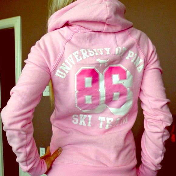 SOLD Pink by VICTORIA'S SECRET 
Hoodie Xmas sale!!