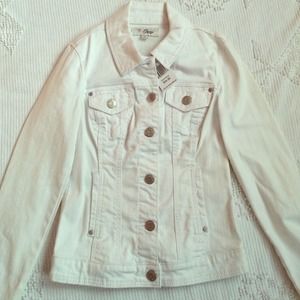 White guess Denim jacket
