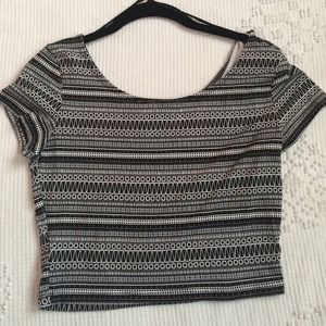 Tribal crop top