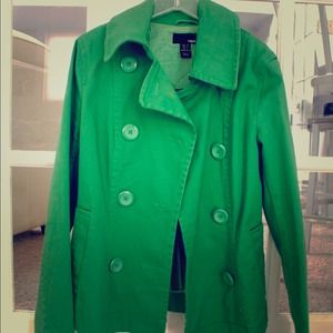 Green spring/ fall jacket