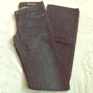 Chip and pepper flared out jeans