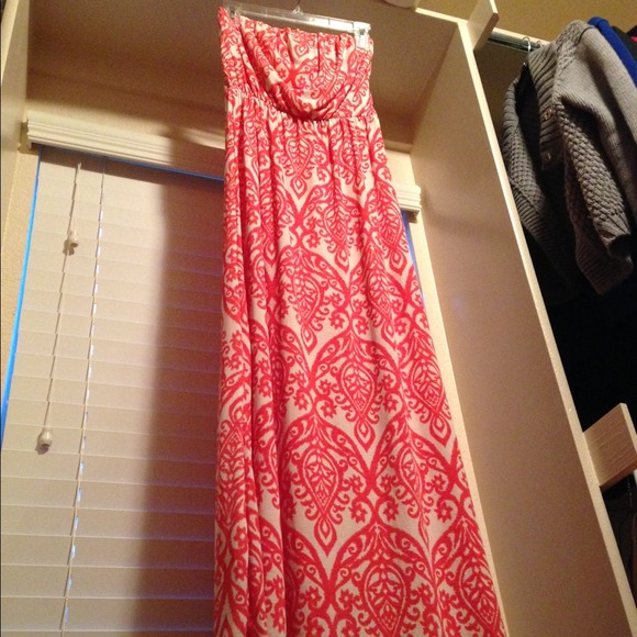Damask Maxi Dress