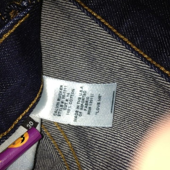 🚫SOLD🚫 NWT Calvin Rucker Boyfriend Jeans 30 $335 - Picture 4 of 4