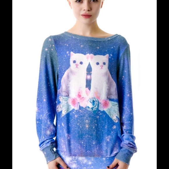 Wildfox fortune's fool baggy beach jumper