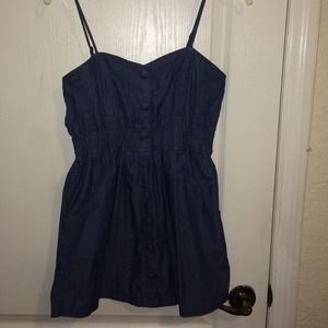 🔴🔴Sold🔴🔴Cotton denim look mini dress
