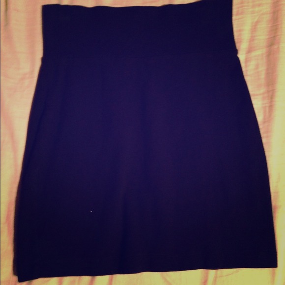 Black High Waisted Mini Skirt