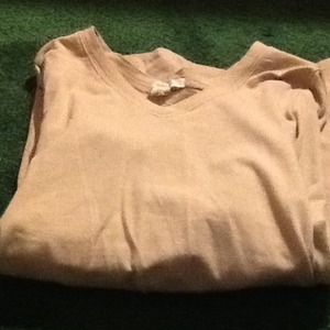 Tan shirt