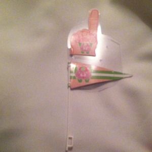 mattel barbie Other - School spirit banner flag & hand prop for 12" doll mattel barbie Other - School spirit banner flag & hand prop for 12" doll