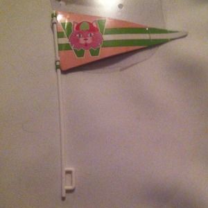 mattel barbie Other - School spirit banner flag & hand prop for 12" doll mattel barbie Other - School spirit banner flag & hand prop for 12" doll