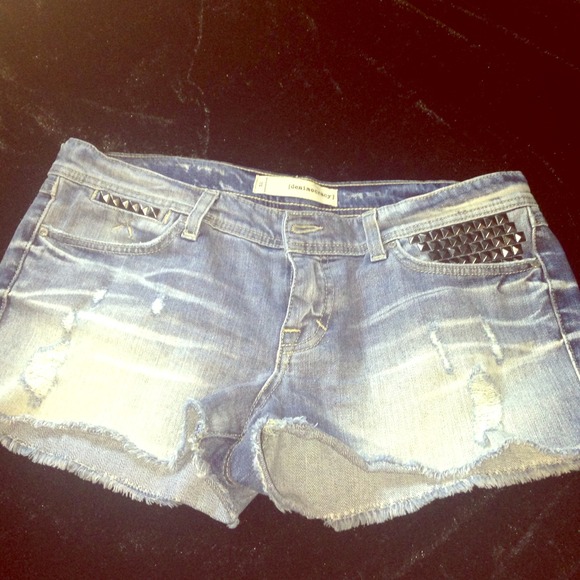 Democracy jean shorts