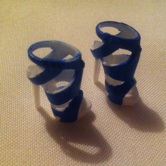 mattel barbie Other - Barbie Blue Strap High Heel Shoes for 12" dolls mattel barbie Other - Barbie Blue Strap High Heel Shoes for 12" dolls