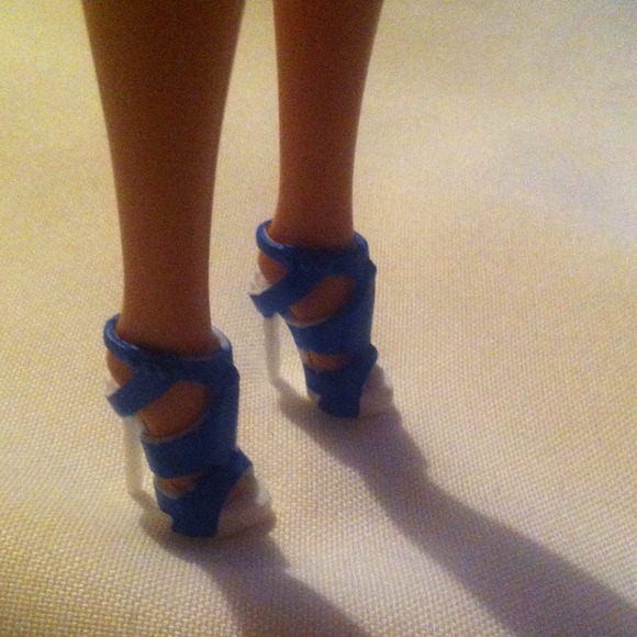 mattel barbie Other - Barbie Blue Strap High Heel Shoes for 12" dolls mattel barbie Other - Barbie Blue Strap High Heel Shoes for 12" dolls