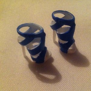 mattel barbie Other - Barbie Blue Strap High Heel Shoes for 12" dolls mattel barbie Other - Barbie Blue Strap High Heel Shoes for 12" dolls