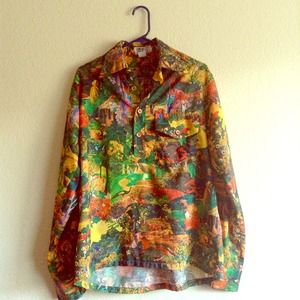 Vintage men's button up
