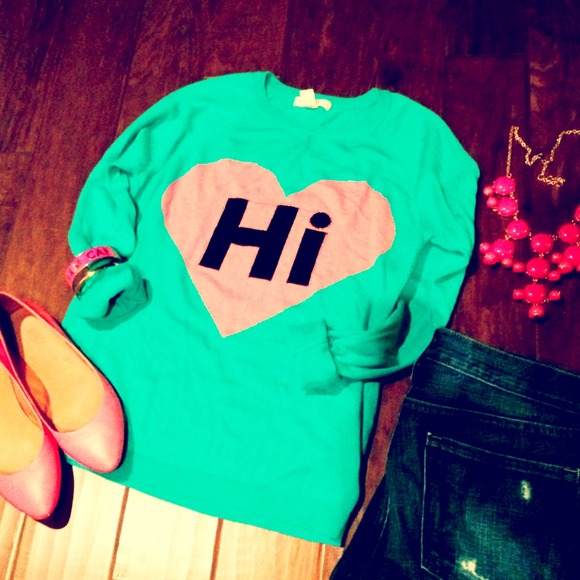 Forever 21 Sweaters - Hi/Bye Greeting Sweater