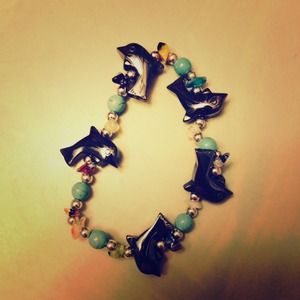 Gorgeous dolphin bracelet.