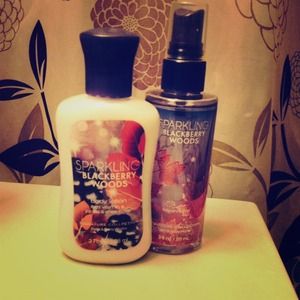 Blackberry woods Body lotion and spray.