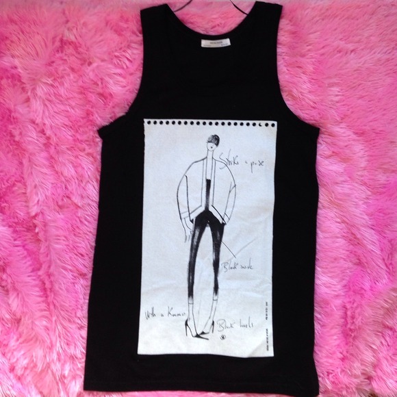 Zara black tank