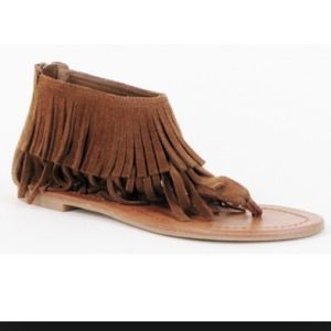 Steve Madden fringe sandals. Brand new