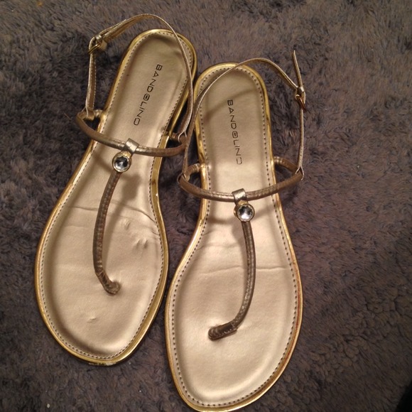Gold Bandolino sandals NO LONGER AVAILABLE