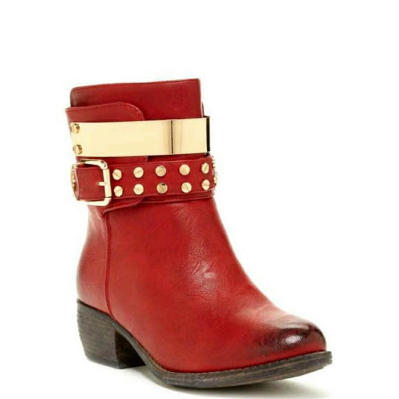 🔥🔥🔥BRAND NEW🔥🔥🔥 Bucco Red ankle boots