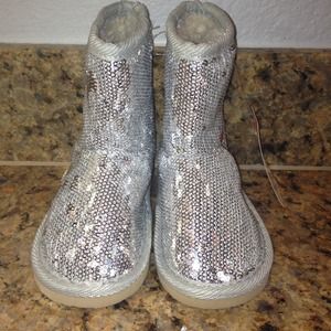 Cute Girls Toddler Sequin Boots