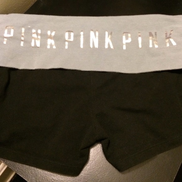 Pink yoga shorts