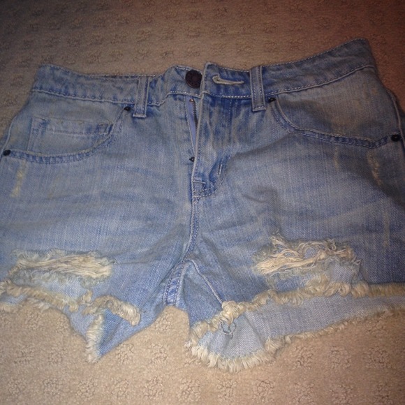 High wasted shorts that have never been worn