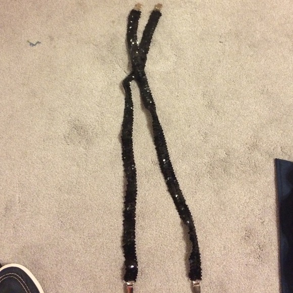 Black sequence suspenders