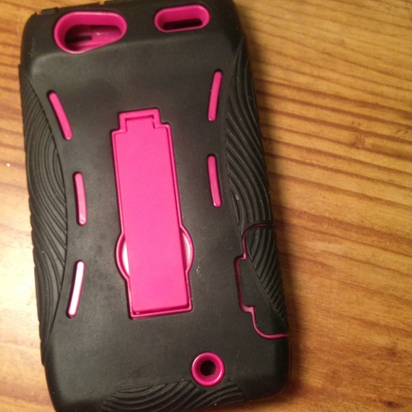 Pink and black droid razr case - Picture 3 of 4