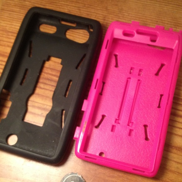 Pink and black droid razr case - Picture 4 of 4