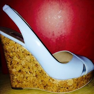 Iceberg blue wedges by Saks