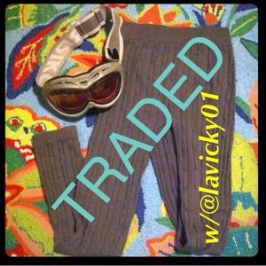 🚫TRADED🚫Sweater Leggings!!! Grey