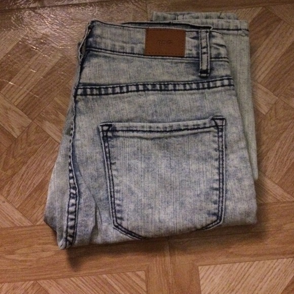 BDG Pants - BDG high waisted green acid wash jeans by UO