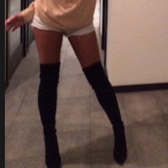 New thigh high boots