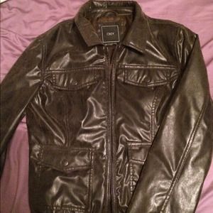 Obey Propaganda Faux Leather Jacket