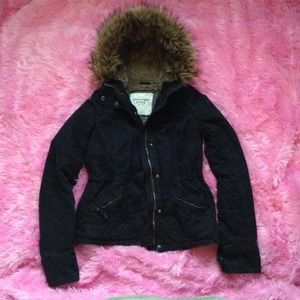A&F navy coat