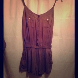 Army Green Romper