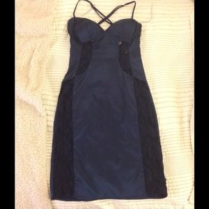 Rubber Ducky Dresses - SALE Satin & Lace: Criss-Cross Strap Dress Rubber Ducky Dresses - SALE Satin & Lace: Criss-Cross Strap Dress