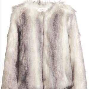 H&m faux fur jacket