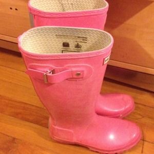 Pink Hunter Rainboots