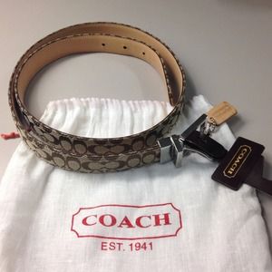 Reserved for pinkaboo- Authentic Coach belt