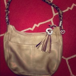 Brighton metallic gold purse