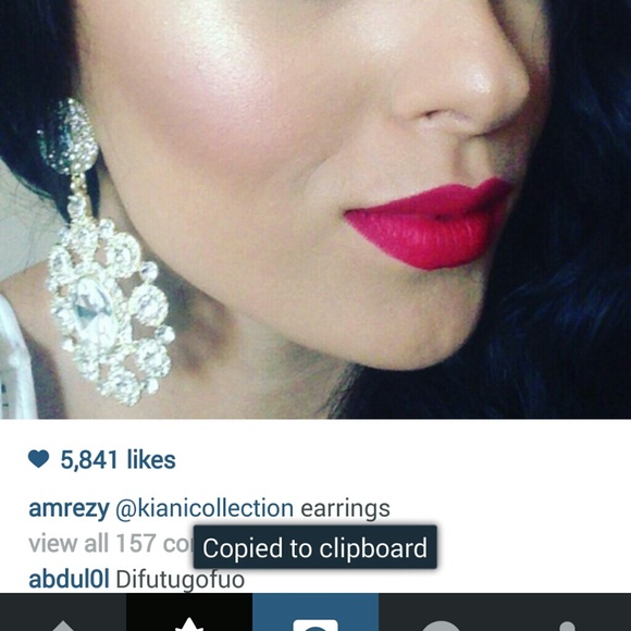 From kian collection studded clip earrings - Picture 3 of 3