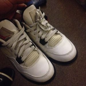 Air Jordan white cement 4s sz4Y
