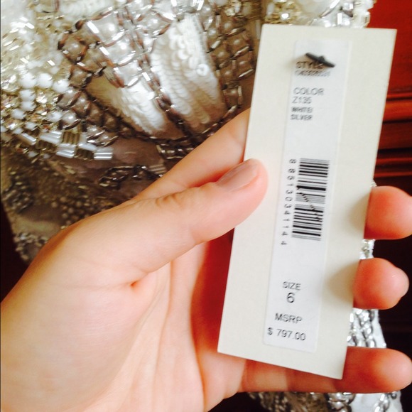 Alice+Olivia white beaded bustier . ⬇️reduced⬇️ - Picture 4 of 4